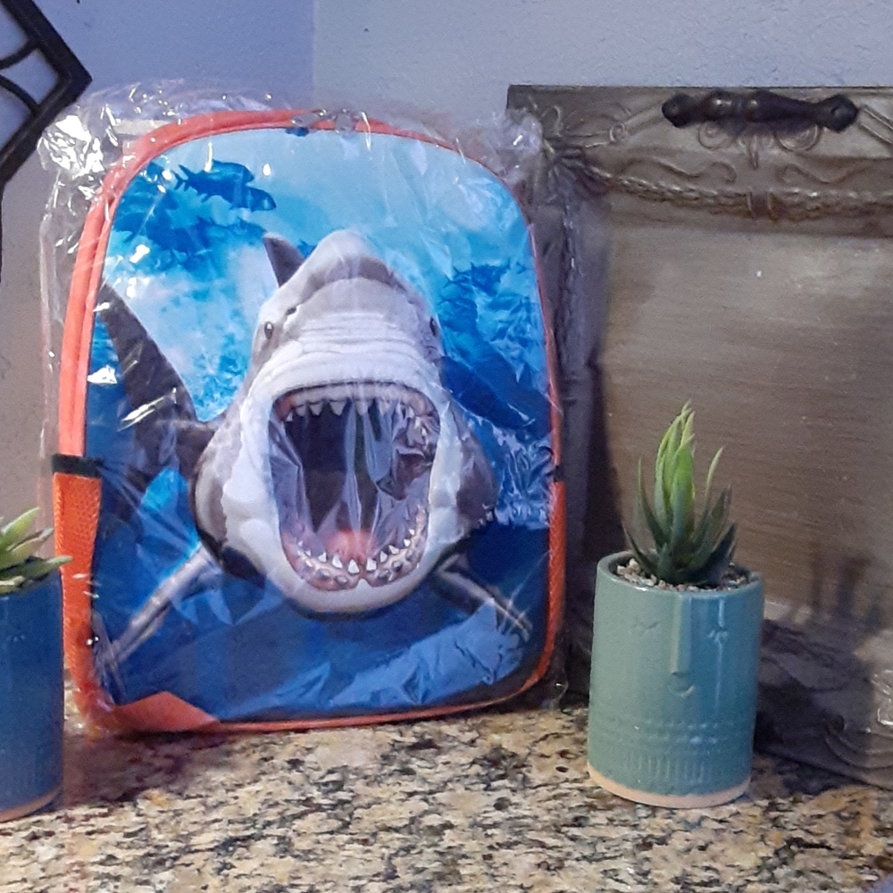 3-D Shark Backpack